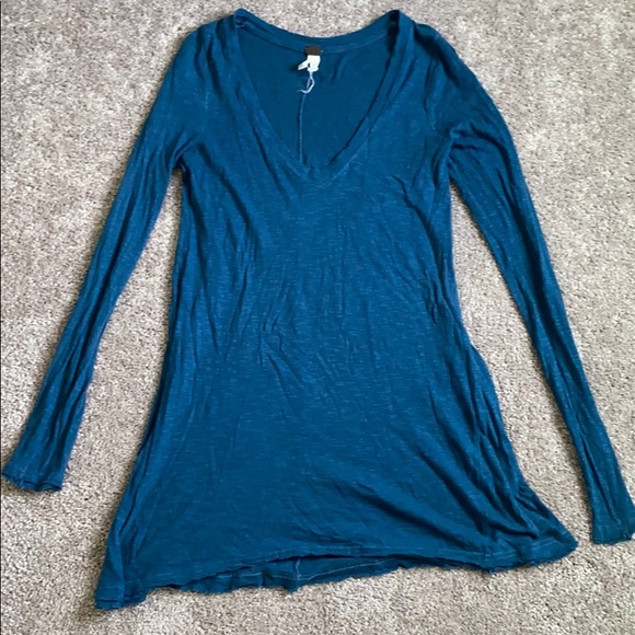 Free people distressed tunic - Picture 1 of 7